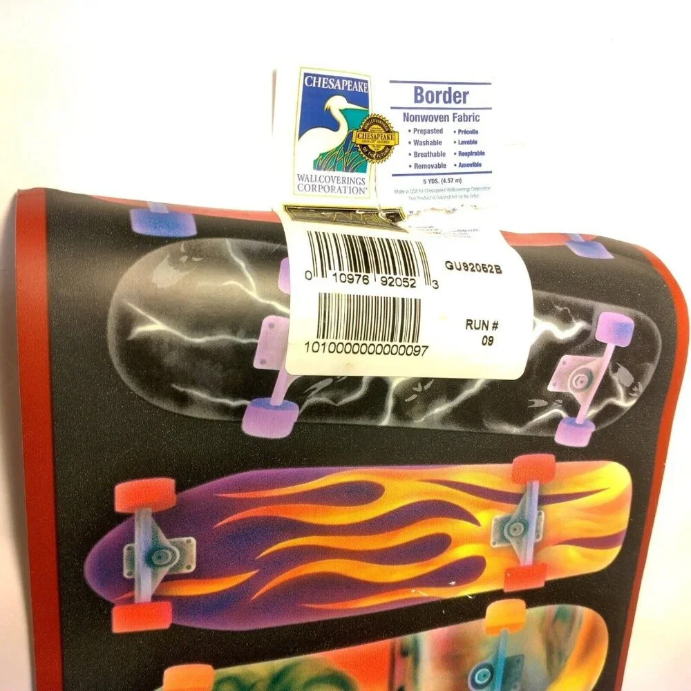 Chesapeake Skateboard Wallpaper Border 3 Rolls 45 Feet Total Skate Skater 8